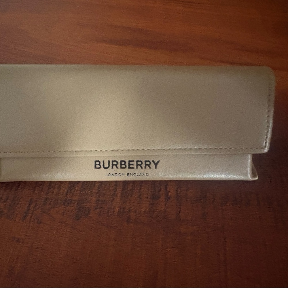 Burberry Metallic Gold sunglasses case